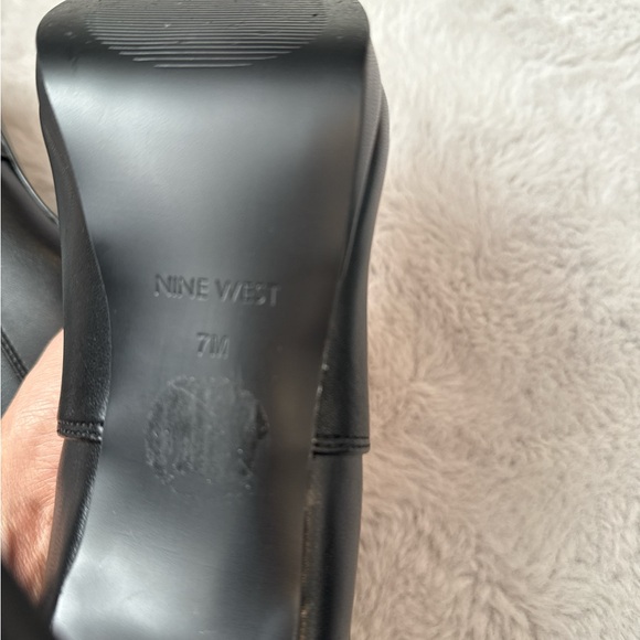 Nine West Black Heeled Boots - Picture 3 of 4